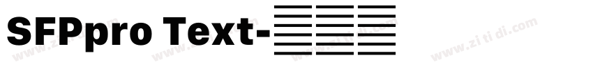 SFPpro Text字体转换